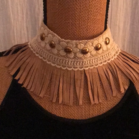 Rock Star leather choker - Picture 2 of 4